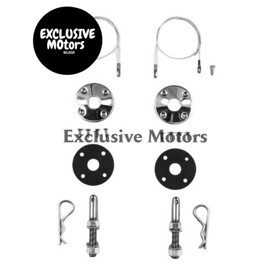 Bonnet Pin & Lanyard Set for Chrysler Valiant (1962-1981) Stainless Steel