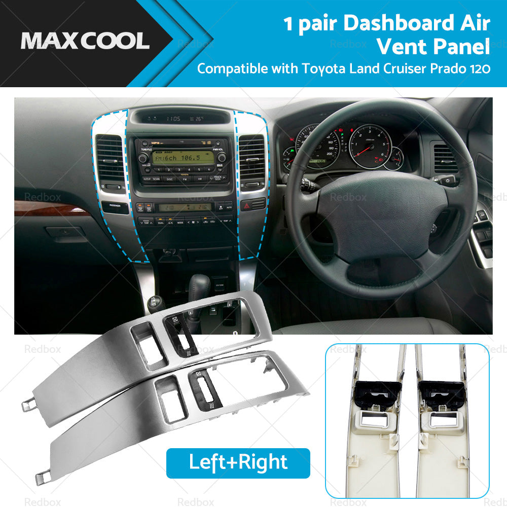 Dashboard Air Vent Panel LH RH Suitable For Toyota Land Cruiser Prado 120 03-09-0