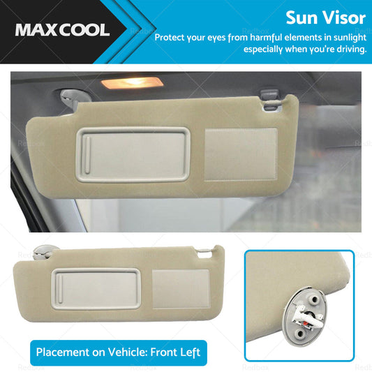 LH Sun Visor Suitable For Toyota Prado TRJ120 RZJ120 LJ120 KZJ120 KDJ120 GRJ120-0