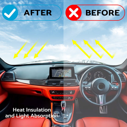 Non-Slip Dash Mat Dashboard Cover Suitable For BMW 1 Series F20 12-17 Black Blue-3