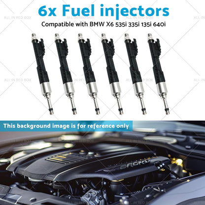 13647597870 0261500109 6x Fuel injectors Suitable for BMW X6 535i 335i 135i 3. 0L