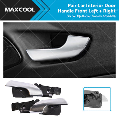 Pair Interior Door Handle Front Left Right Fit For Alfa Romeo Giulietta 10-19-0