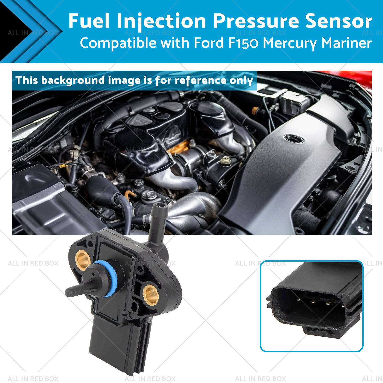 0261230094 Fuel Injection Pressure Sensor Suitable for Ford F150 Mercury Mariner-0