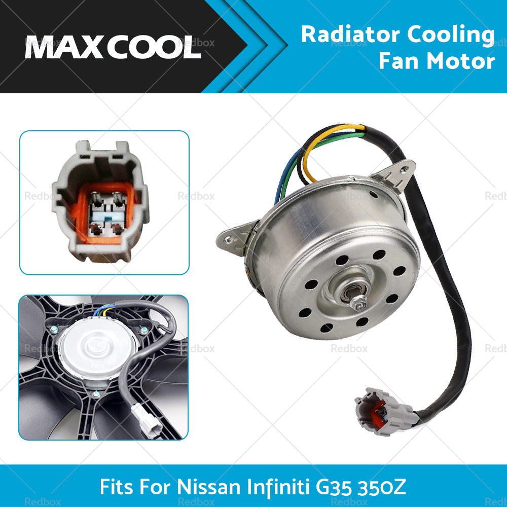 Driver or Passenger Side Radiator Cooling Fan Motor Suitable for Infiniti Nissan-1
