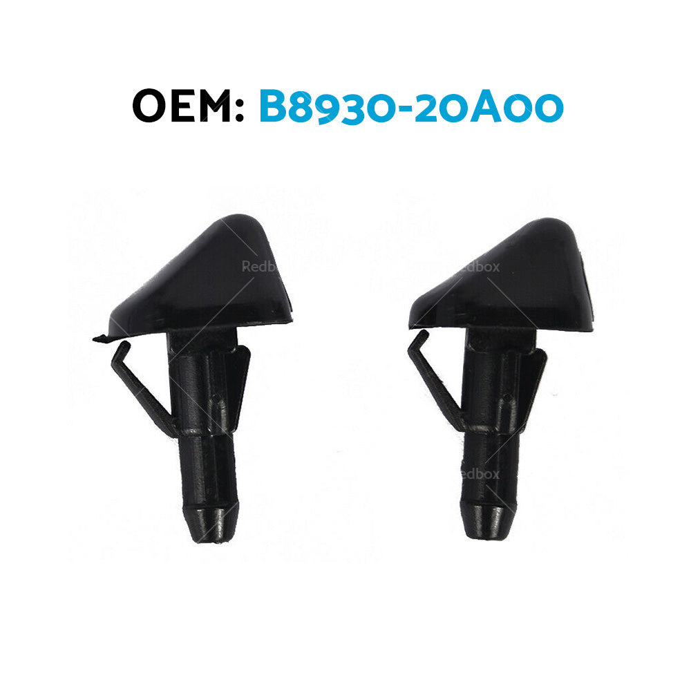 2 pcs Windscreen Bonnet Washer Jet Nozzle For Nissan Patrol GQ B8930-20A00 88-97-2