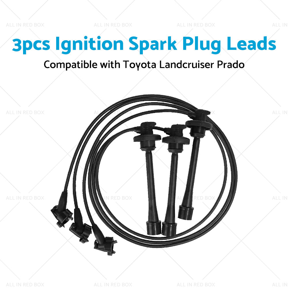Ignition Spark Plug Leads Suitable for Toyota Landcruiser Prado 3. 4L V6 96-05-3