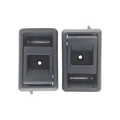 Pair Inner Door Handle Grey Suitable For Toyota Landcruiser 75 78 79 Series Front / Rear-0