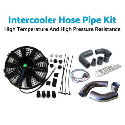 Intercooler Hose Pipe Kit Suitable for Nissan Patrol GU ZD30TDI 3.0L Aluminum-3