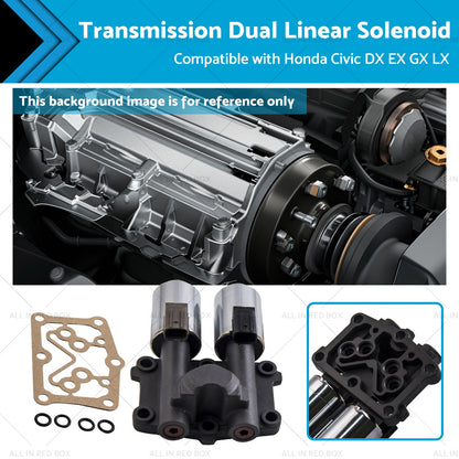 Transmission Dual Linear Solenoid Suitable for Honda Civic DX EX GX LX 2006-2011-0