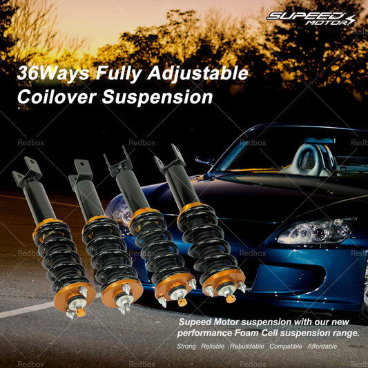 36-Way Coilover Suspension for Honda S2000 Roadster 2000-2009