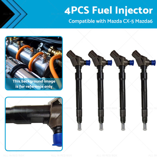 Fuel Injectors 2.2L for Mazda 6 CX-5 2012+ Refurbished 4PCS