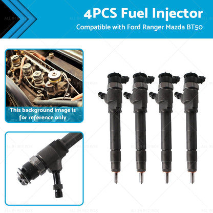 4PCS Diesel Fuel Injector Suitable for Mazda BT50 Ford Ranger PK PJ 0445110250-1