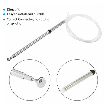 Power Radio Antenna Aerial Mast Rope Suitable For Toyota LandCruiser 100 / 105 Series 1998-2007-3