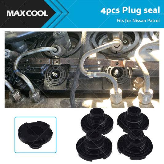 4pcs Glow Plug Seals Fits For Nissan Patrol ZD30 GU Y61 2000-2007 13276-2W201-0