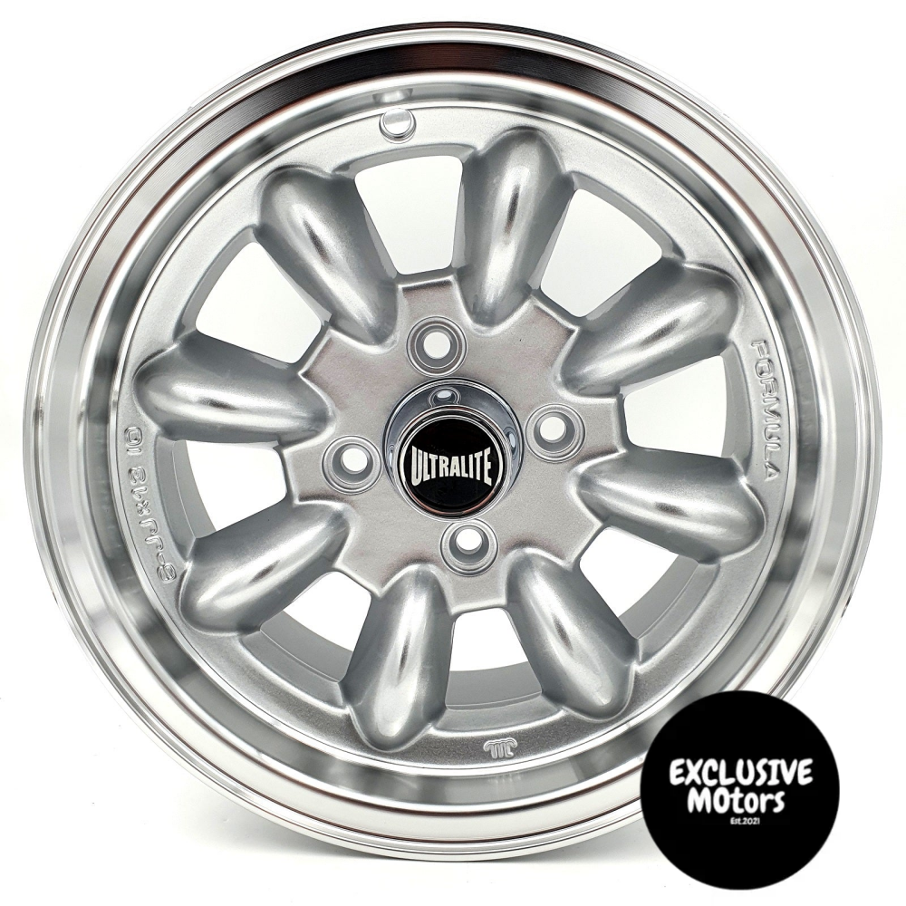 10x5 Superlite Mag Wheels for MINI Cooper (2001-2006) Silver ET+14