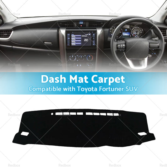 Dash Mat Suitable For Toyota Fortuner 2015-2021 SUV Dashboard Cover Non-slip-0