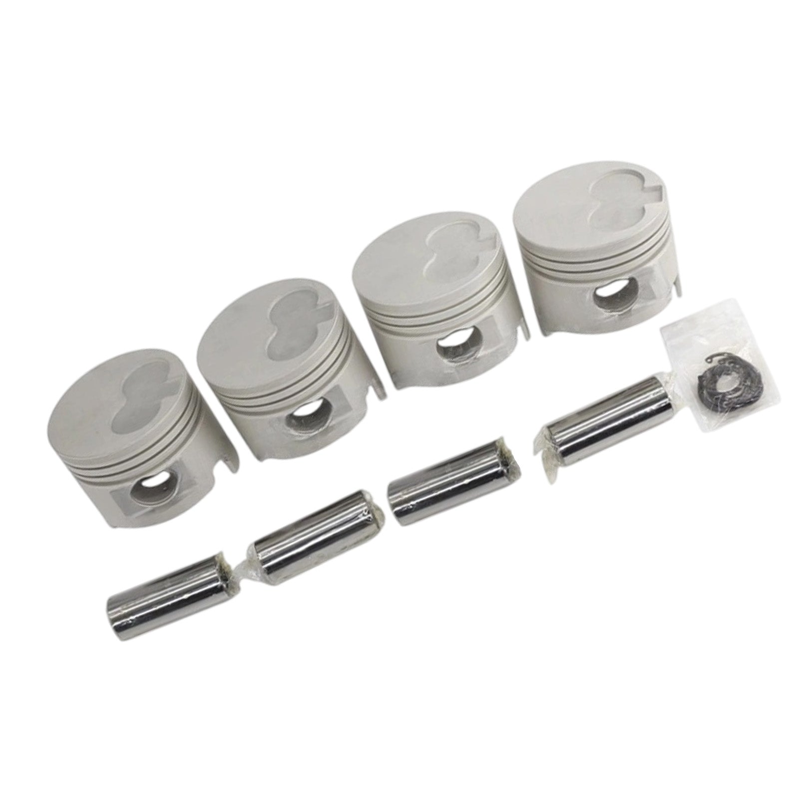 4 Engine Piston Rings & Wrist Pin Sets Suitable for Toyota Hilux LN86 LN111 2.8L-0