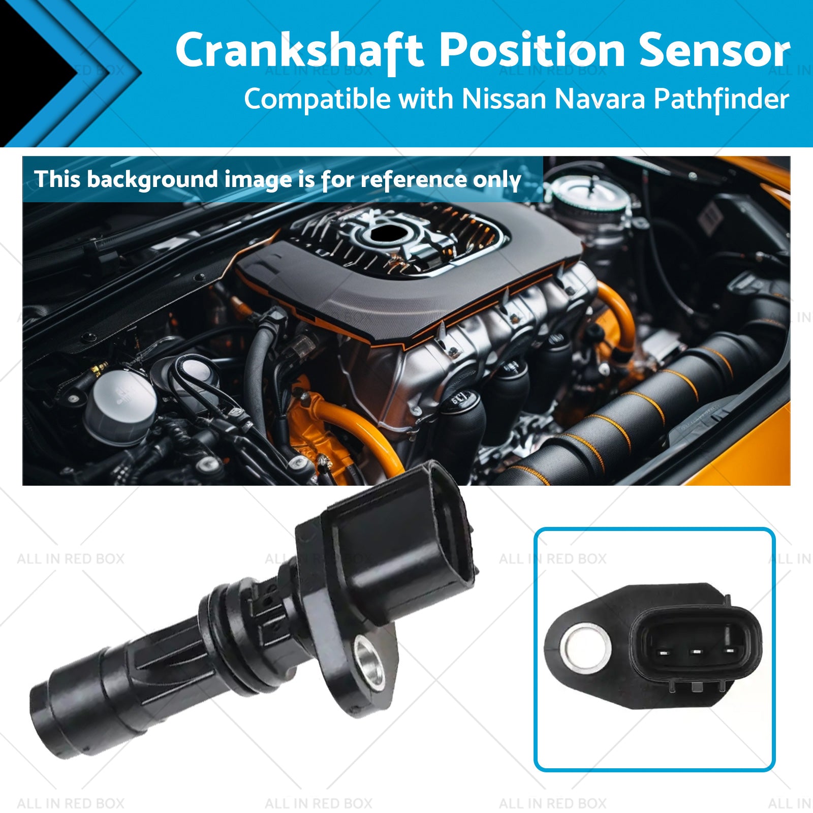 Crankshaft Position Sensor Suitable For Nissan Navara D40 Pathfinder R51 2. 5L-0