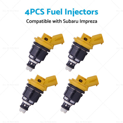 4PCS Fuel Injectors 16600-AA170 Suitable For Subaru Impreza WRX STI 2. 5 05-11-3