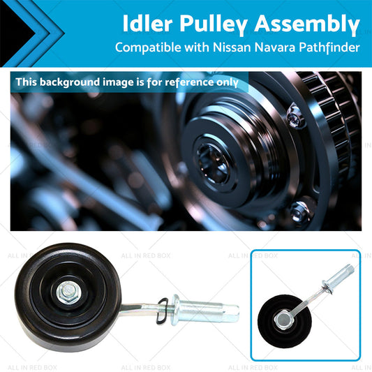 Belt Tensioner Idler Pulley Assembly for Nissan Navara D40 YD25 Pathfinder R51-0