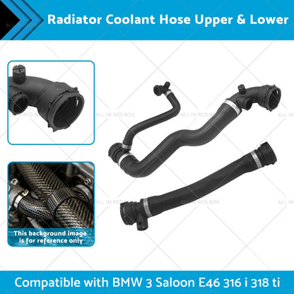 Upper  and  Lower Radiator Coolant Hose Suitable for BMW 3 Saloon E46 316 i 318 ti-1