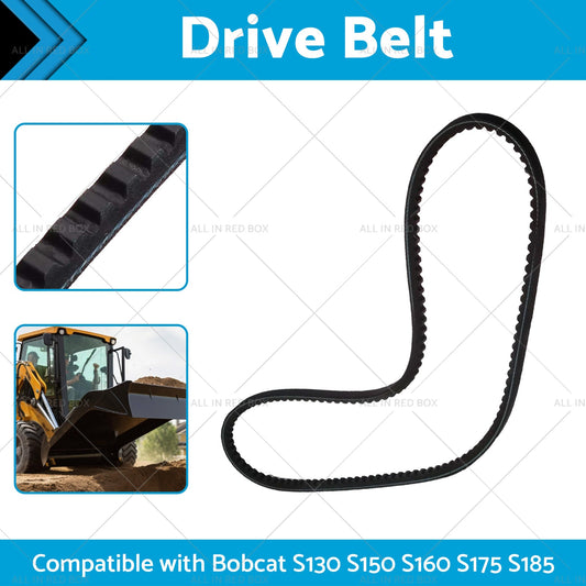 7100104 Alternator Drive Belt For Bobcat S130 S150 S160 S175 S185 S205 S450 S510-0