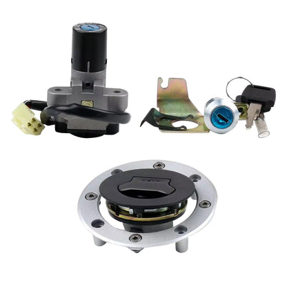 Ignition Switch Fuel Gas Cap Lock Key Set Suitable for Suzuki GS500 2001–2012-4