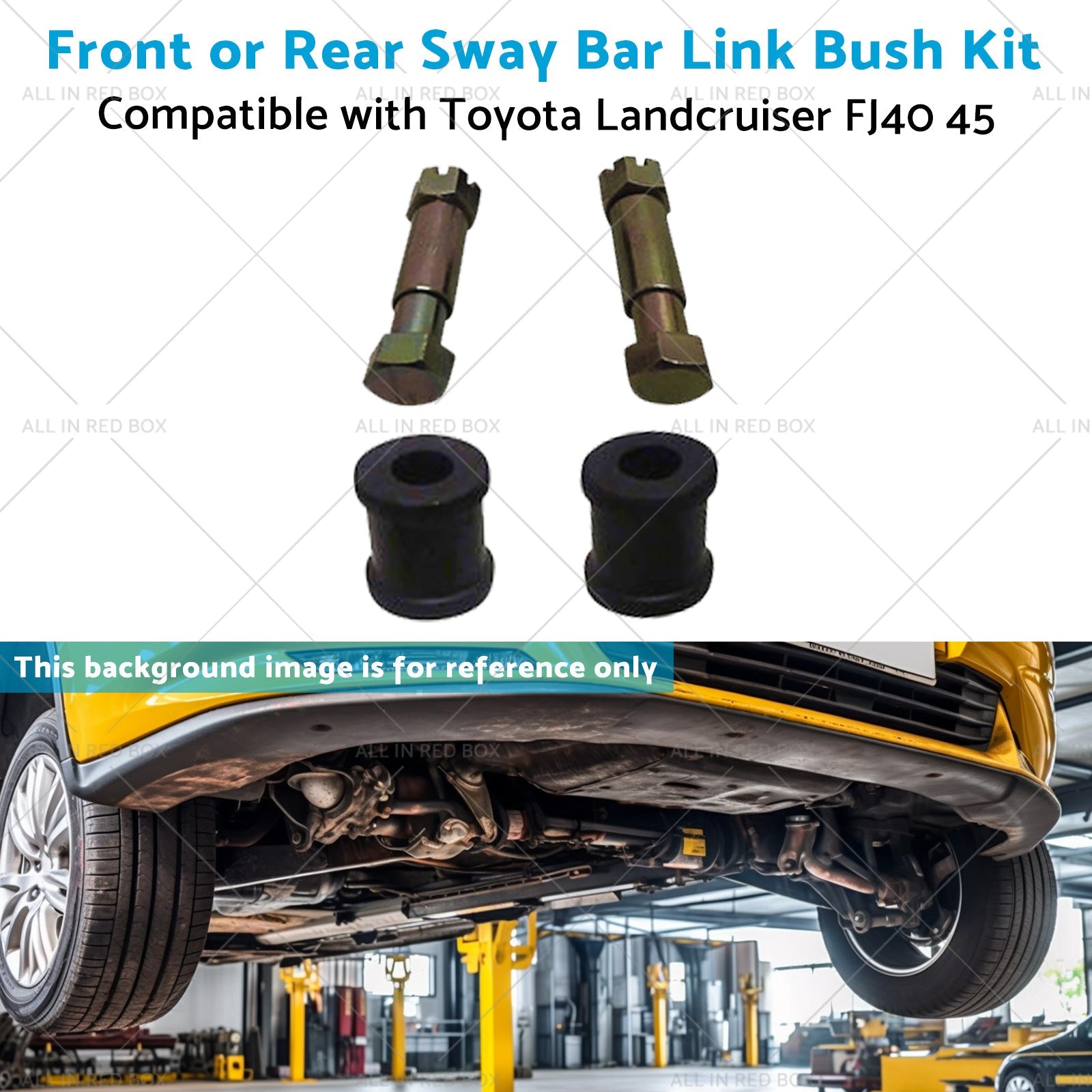 2x Sway Bar Link Bush Front or Rear Suitable for Toyota Landcruiser 45 FJ40-4