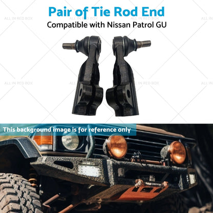 Pair Tie Rod End Suitable For Nissan Patrol GU Y61 Series 4wd 03-On-3
