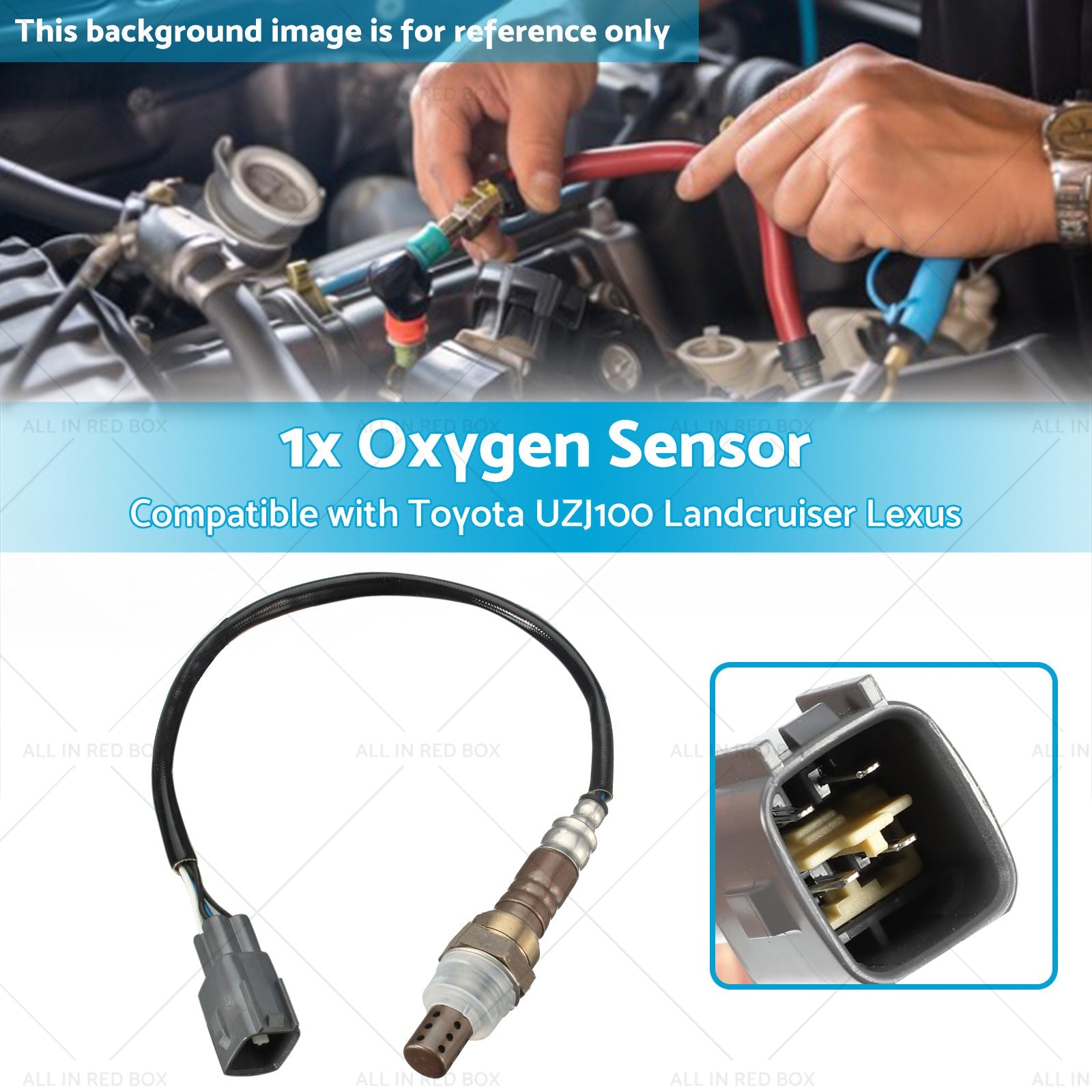 Oxygen Sensor Suitable for Toyota UZJ100 Landcruiser UZJ100 Pre-Cat Lexus LX470-2