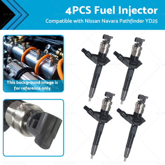 4PCS Diesel Fuel Injector Suitable for Nissan Navara Pathfinder YD25 095000-6250-0