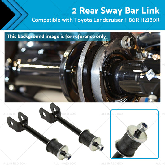 2 Rear Sway Bar LinkBush Kit Suitable for 92-19 Toyota Landcruiser FJ80R HZJ80R-0