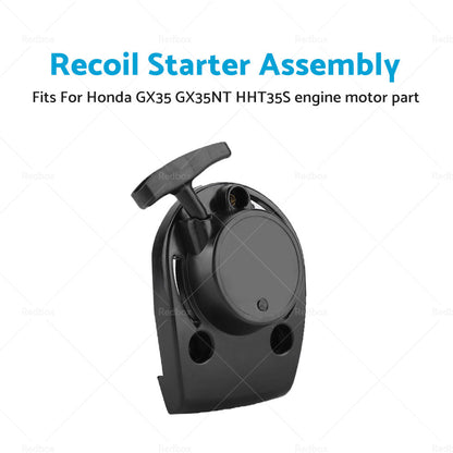 Recoil Pull Start Starter Assembly Fit For Honda GX35 GX35NT HHT35S Brushcutter-2
