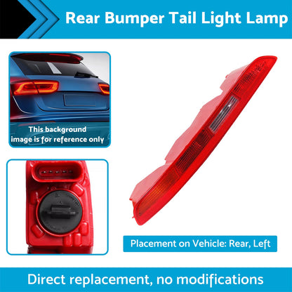 Left Rear Lower Bumper Tail Light Lamp Passenger Side Suitable For Audi Q3 11-15-2