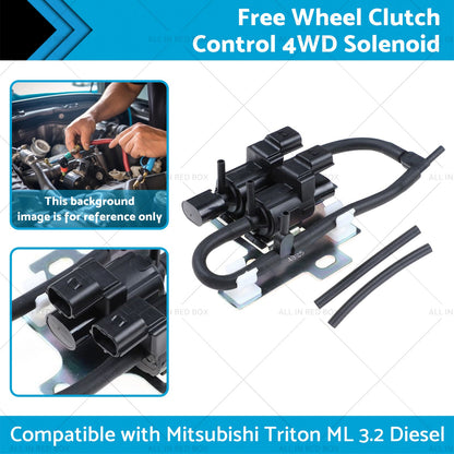 1x Free Wheel Clutch Control 4WD Solenoid Suitable For Mitsubishi Triton ML 3. 2-1
