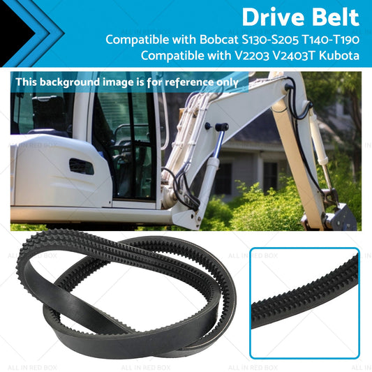 Drive Belt Suitable for Bobcat S130-S205 T140-T190 V2203 V2403T Kubota 6736775-0