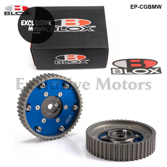 Adjustable 2 Pieces Aluminium Camshaft Timing Cam Gear Blue For Bmw E36 3 Series M20 Ep-Cgbmw