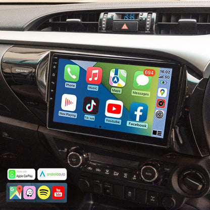 Carplay Android Auto Camera Navi Head Unit Suitable for Toyota Hilux 2015-2022 With Apple Carplay Android Auto-4