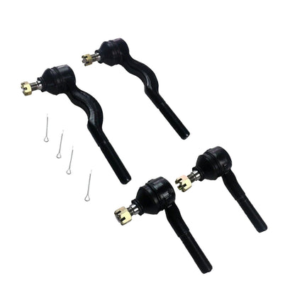 4pcs Inner Outer Tie Rod Ends Suitable For Mitsubishi Triton MK 4WD 10/1996-2006-4