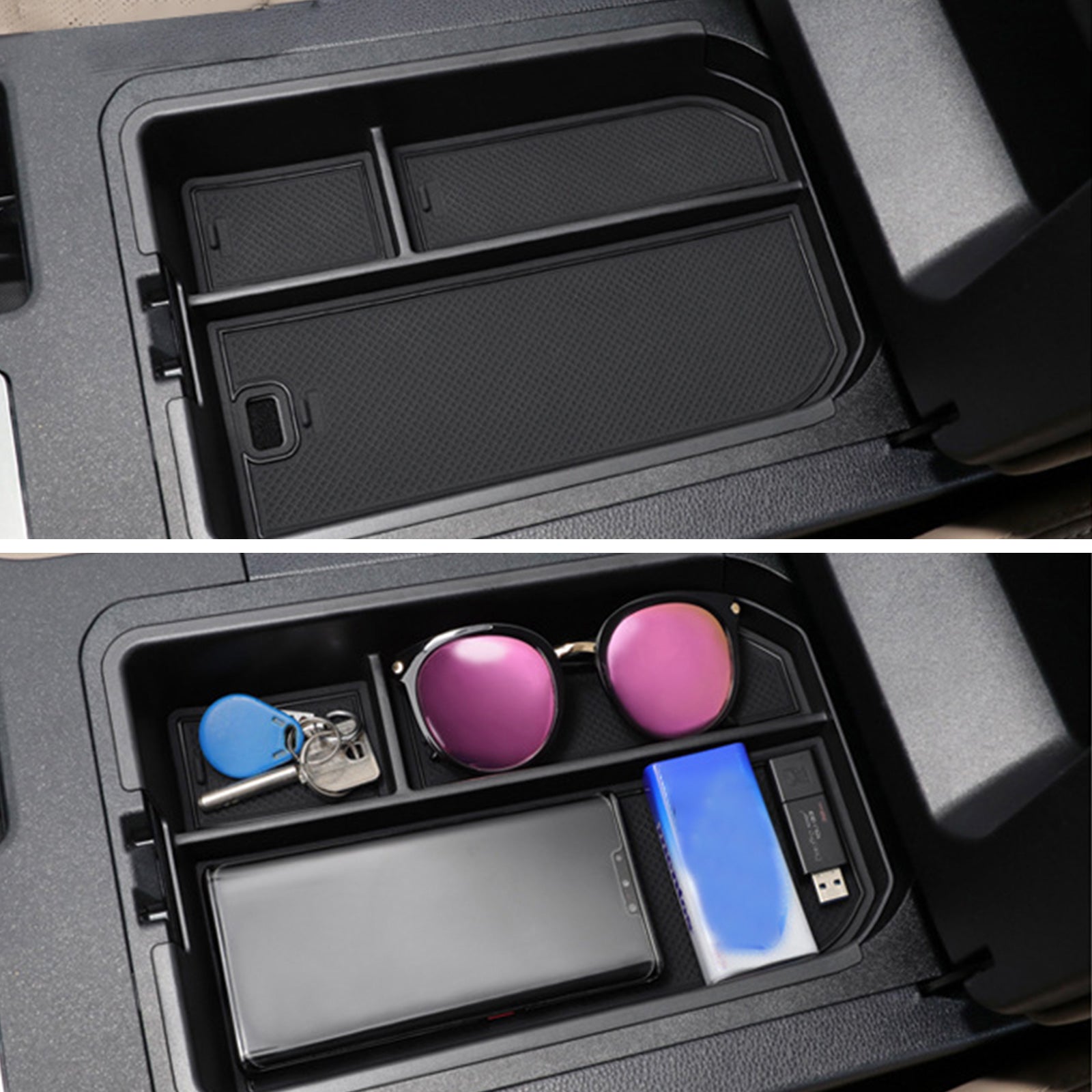Center Armrest Storage Box Organizer Suitable For Toyota Prado LC250 24-25-2