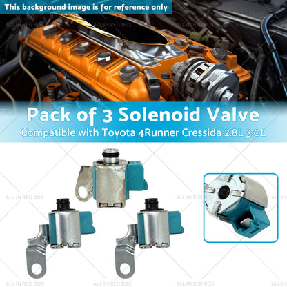Pack of 3 Solenoid Valve Suitable for 87-92 Toyota 4Runner Cressida 2. 8L 3. 0L-2