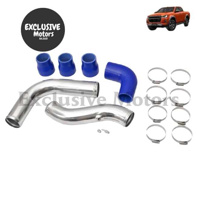 Aluminum 2’’ Intercooler Piping Kit For Isuzu D-Max 2.5L 4Jk1 Turbo Diesel 2012 +