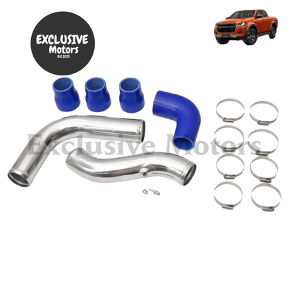 Aluminum 2’’ Intercooler Piping Kit For Isuzu D-Max 2.5L 4Jk1 Turbo Diesel 2012 +