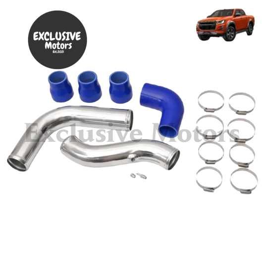 Aluminum 2’’ Intercooler Piping Kit For Isuzu D-Max 2.5L 4Jk1 Turbo Diesel 2012 +