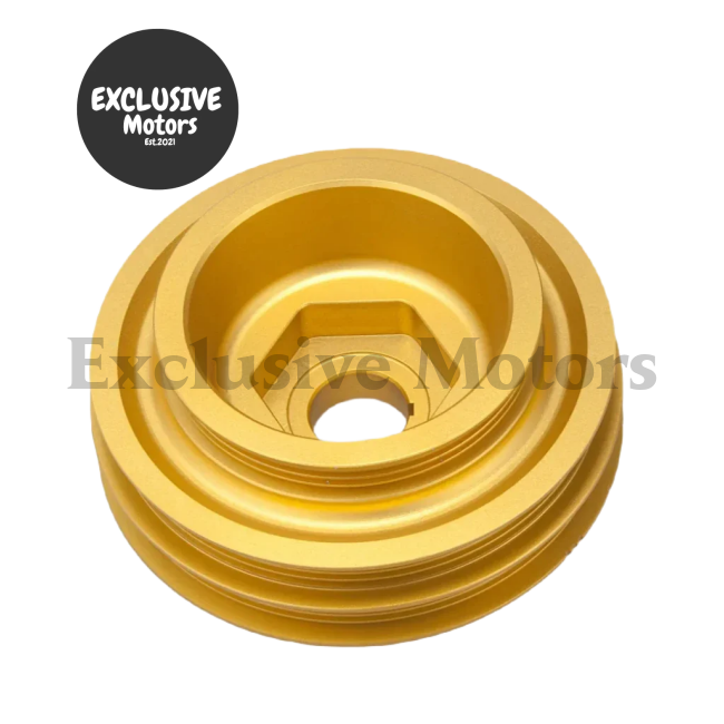 Aluminum Crankshaft Pulley For Honda Civic Si Integra (B-Series 1999-2000)