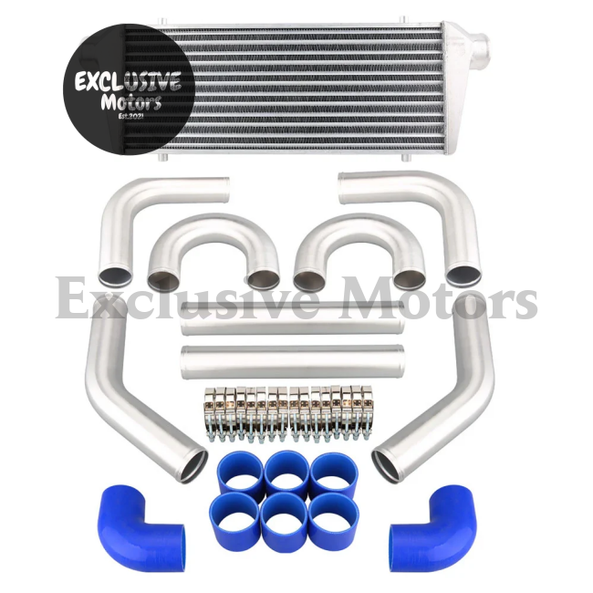 Aluminum Intercooler 550X230X65 - 2.5’’ (63Mm) Turbo Pipe Kit