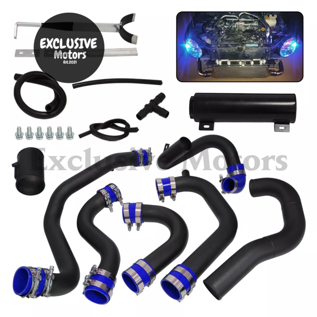 Aluminum Intercooler Piping Kit For Subaru Impreza Wrx Sti 2002-2007 Ej20 Ej25