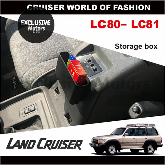 Armrest Box Storage Organizer For Toyota Land Cruiser Lc80