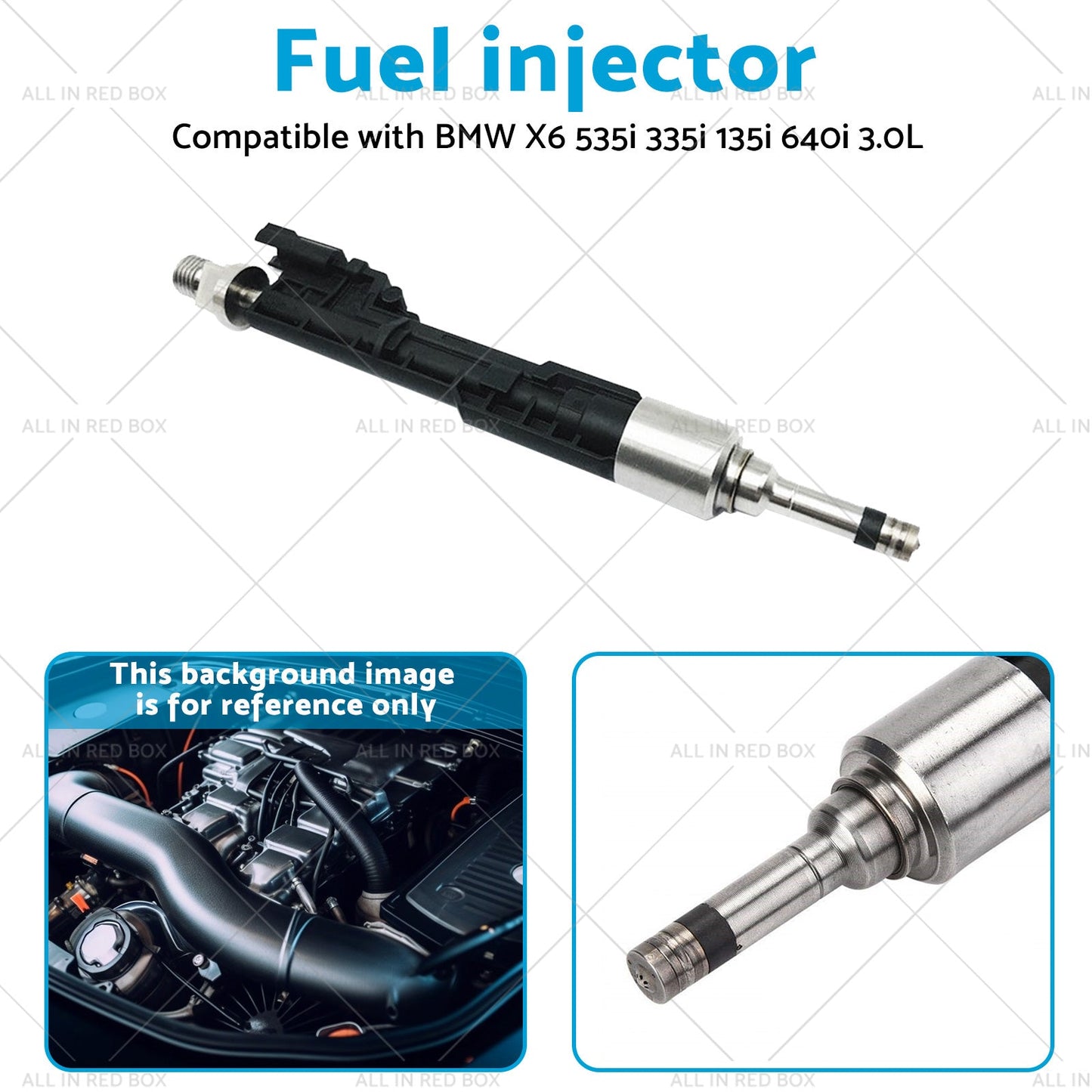 13647597870 0261500109 Fuel injector Suitablefor BMW X6 535i 335i 135i 640i 3. 0L