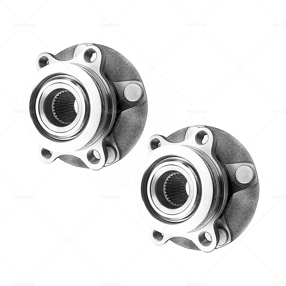 2PCS Front Wheel Bearing Hub Fits For Nissan X-Trail T31 2. 5L P  4WD ABS 07-14-4